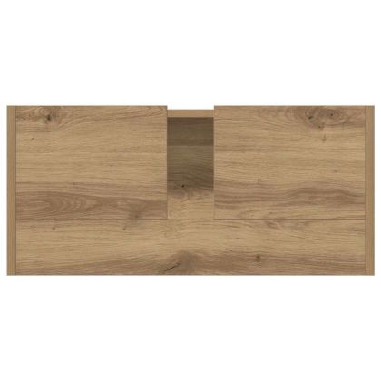 Шкаф за баня със съхранение Дъб 63 x 29 x 55 cm Инженерно дърво