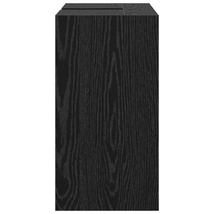 Шкаф за баня с рафт Черния дъб 63 x 29 x 55 cm Инженерно дърво