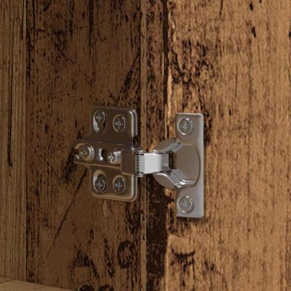 ТВ Единици Кафяво 139,5 x 34 x 50 см Инженерно дърво