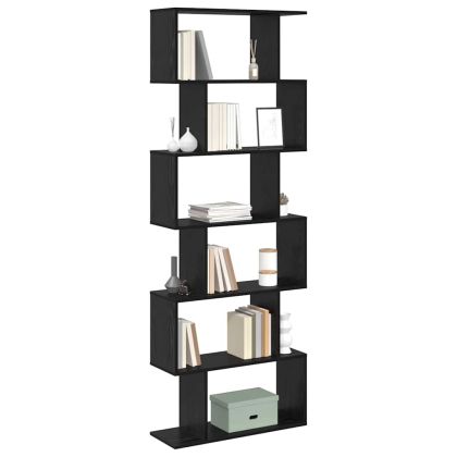 Шкаф за книги 6 нива 70 x 24 x 193,5 см Инженерна дървесина