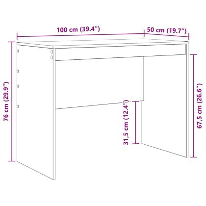Бюро Сив Сонома 100 x 50 x 76 см