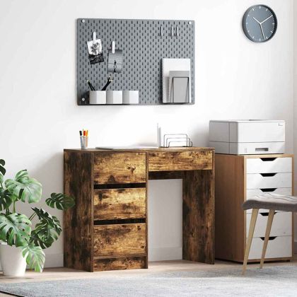 Бюро Димян дъб Инженерна дървесина 90 x 37.5 x 75 см