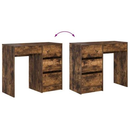 Бюро Димян дъб Инженерна дървесина 90 x 37.5 x 75 см