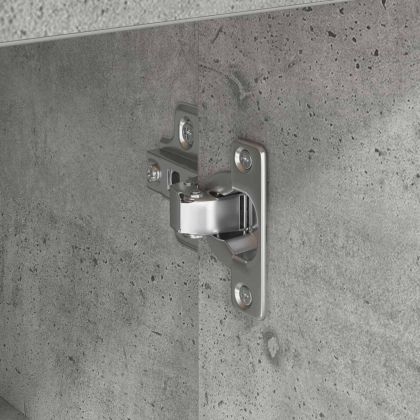 Служебен шкаф с чекмедже Циментено сиво 38 x 34 x 75 см