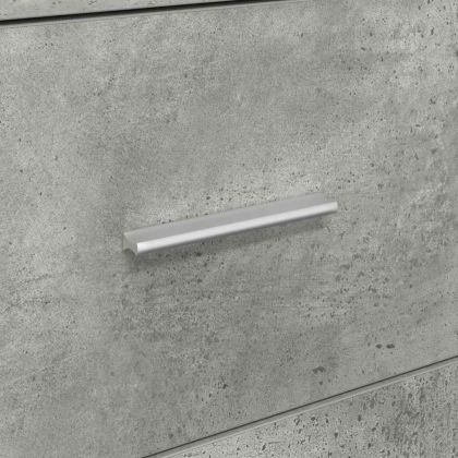 Служебен шкаф с чекмедже Циментено сиво 38 x 34 x 75 см