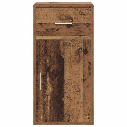 Служебен шкаф с чекмедже Старо дърво 38 x 34 x 75 см