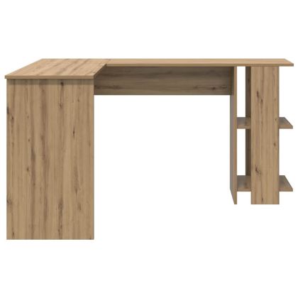 Ъглово бюро с рафт Дъб 140 x 113,5 x 75 см Инженерно дърво