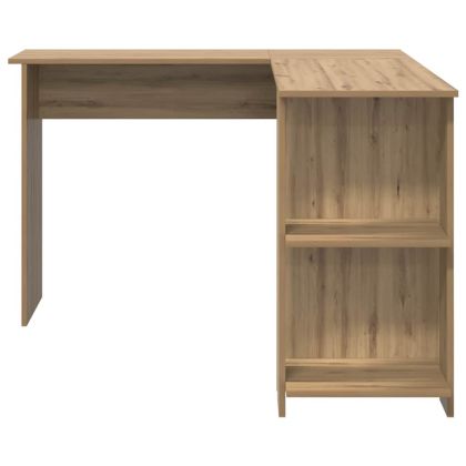 Ъглово бюро с рафт Дъб 140 x 113,5 x 75 см Инженерно дърво