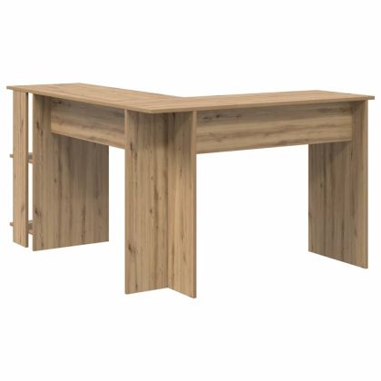 Ъглово бюро с рафт Дъб 140 x 113,5 x 75 см Инженерно дърво