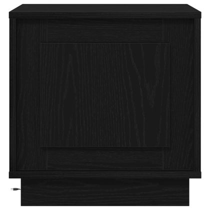 Нощен шкаф 2 pcs Черно 44 x 34,5 x 45 см Инженерно дърво