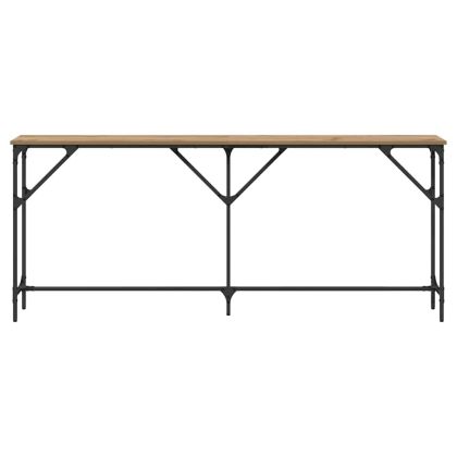 Конзолна маса дъб артизан 180 x 23 x 75 cm