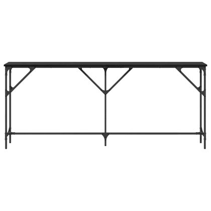 Конзолна маса Черен дъб 180 x 23 x 75 cm