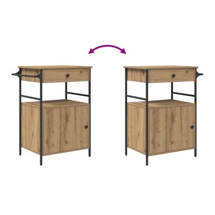 Кухненска количка Дъб 56 x 43 x 89,5 см Инженерно дърво