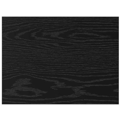 Етажерка Борд 4 pcs Черен 40 x 30 x 1,5 cm Инженерно дърво