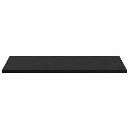 Етажерка Борд 4 pcs Черен 60 x 30 x 1,5 cm Инженерно дърво