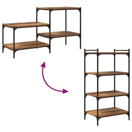 Етажерка Борд 4 pcs Кафяво 60 x 40 x 1,5 cm Инженерно дърво