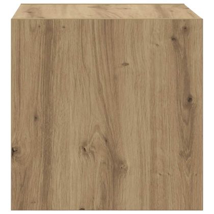 Стенен шкаф Монтиране на стена Дъб 37 x 37 x 37 см
