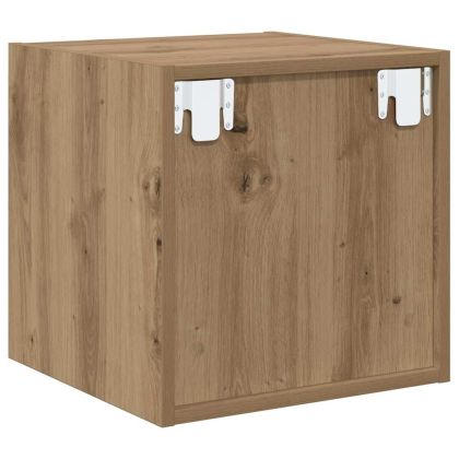 Стенен шкаф Монтиране на стена Дъб 37 x 37 x 37 см