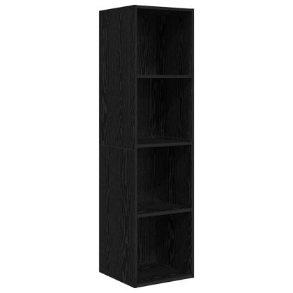 Комплект ТВ шкаф Черния дъб 37 x 37 x 142,5 см Инженерно дърво