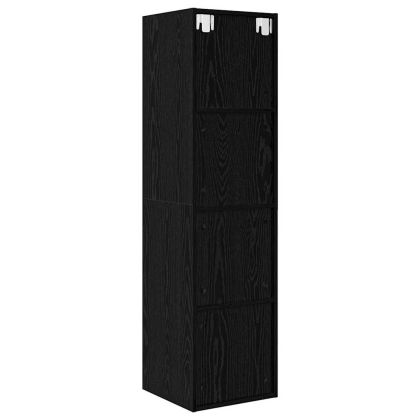 Комплект ТВ шкаф Черния дъб 37 x 37 x 142,5 см Инженерно дърво