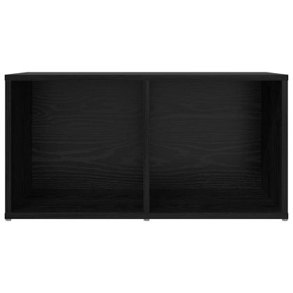 Комплект ТВ шкаф Черно 72 x 35 x 37 см Инженерно дърво