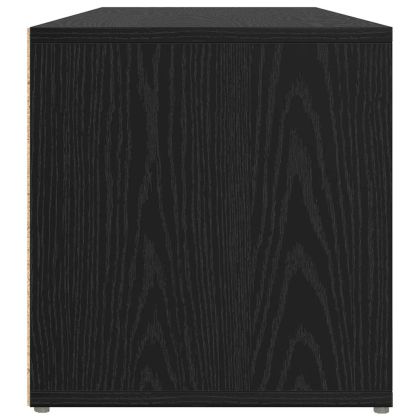 Комплект ТВ шкаф Черно 72 x 35 x 37 см Инженерно дърво