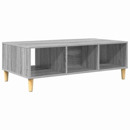 Масичка за кафе Сив Сонома 102 x 55 x 35 см Инженерно дърво