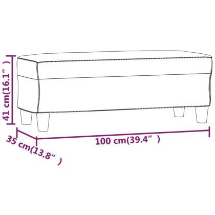 Пейка,Таупе , 100x35x41 см, плат