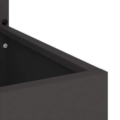 Екран за градинска неприкосновеност Черно 32 x 32 x 150 см