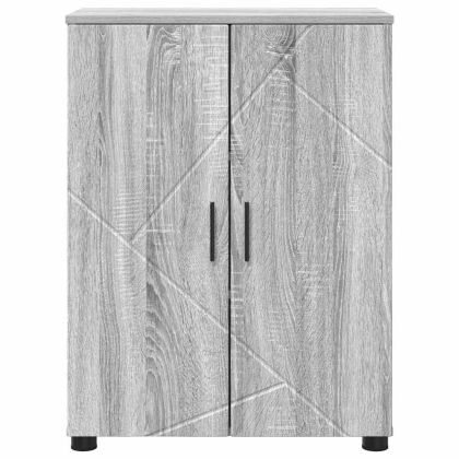 Шкаф за баня Сив Сонома 60 x 35 x 80 см