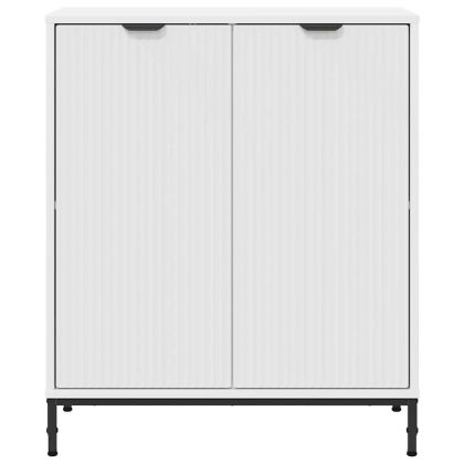 Служебен шкаф Бяло 69,5 x 33 x 82 см Инженерно дърво