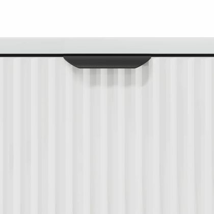 Служебен шкаф Лъскаво бяло 69,5 x 33 x 82 см Инженерно дърво