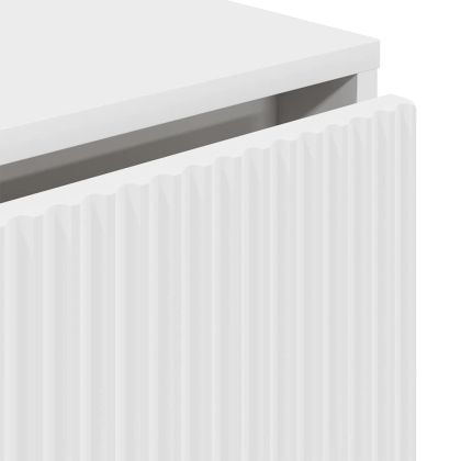 Служебен шкаф с чекмедже Бяло 79,5 x 33 x 82 см Инженерно дърво