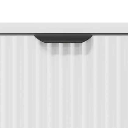 Нощно шкафче с чекмедже Бяло 63.5 x 36 x 61 см Инженерно дърво