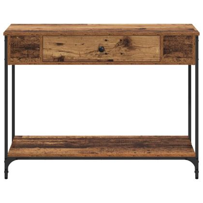 Конзолна маса Старо дърво 100 x 34.5 x 75 см