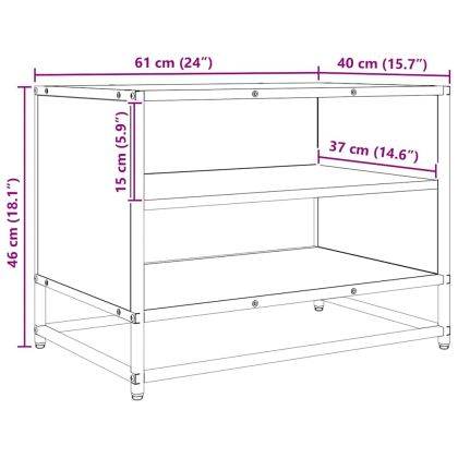 ТВ Единици Дъб 61 x 40 x 46 см Инженерно дърво