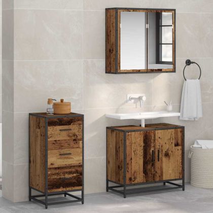 Служебен шкаф Старо дърво 35.5 x 35 x 76 см