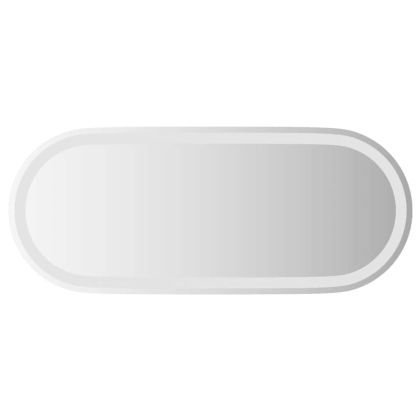 LED огледало за баня, 90x40 см, овално