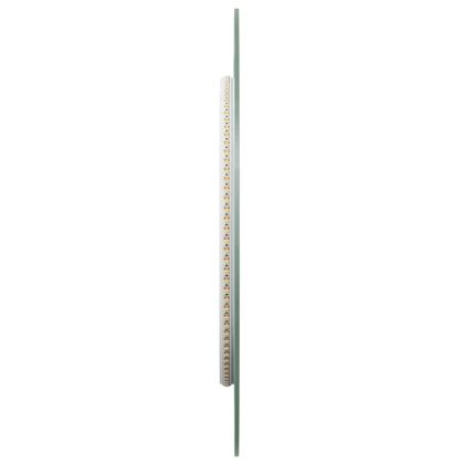 LED огледало за баня, 90x40 см, овално