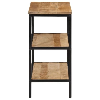 Конзолна маса, 70x35x70 см, грубо мангово дърво масив