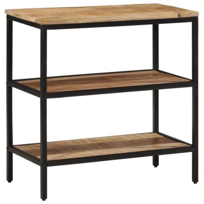 Конзолна маса, 70x35x70 см, грубо мангово дърво масив