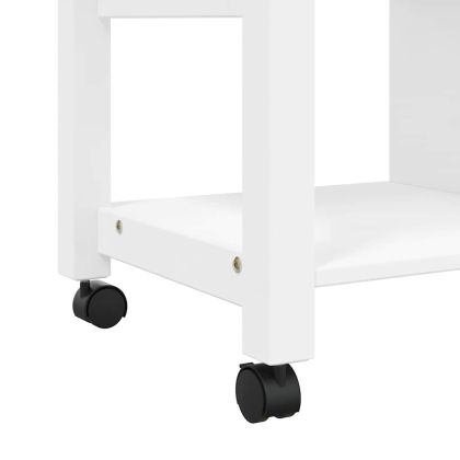 Кухненска количка "MONZA" 84x40x88,5 см борово дърво масив
