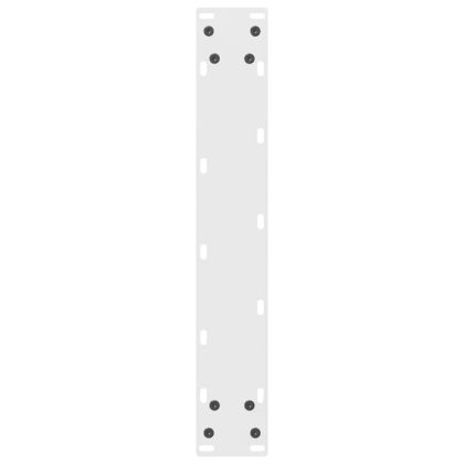 Крака за бар маса, бели, 2 бр., 40 x (90-91) см, стомана