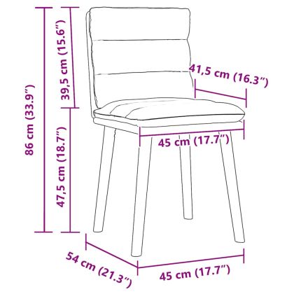 Трапезни столове, 2 бр, черни, текстил