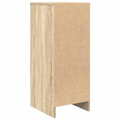 Сайдборд, дъб сонома, 29,5x34x76 см, инженерно дърво