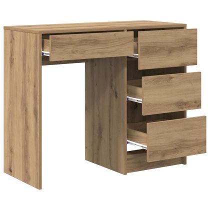 Бюро Дъб Инженерна дървесина 90 x 37.5 x 75 см