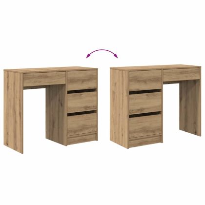 Бюро Дъб Инженерна дървесина 90 x 37.5 x 75 см