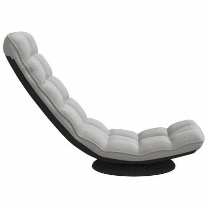 Въртящ се подов стол, облачно сив, 70x51x79 см, плат