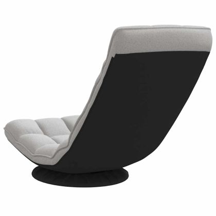 Въртящ се подов стол, облачно сив, 70x51x79 см, плат