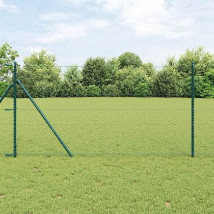 Шестоъгълна ограда 1,4 x 25 m ПВЦ Зелено